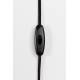 Lampe de Bureau Skala Zuiver Lampe de Table Tendance Luminaire en Métal Noir et Blanc 20x55x66cm