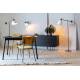 Lampe de Bureau Skala Zuiver Lampe de Table Tendance Luminaire en Métal Noir et Blanc 20x55x66cm