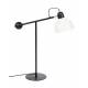 Lampe de Bureau Skala Zuiver Lampe de Table Tendance Luminaire en Métal Noir et Blanc 20x55x66cm