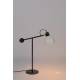Lampe de Bureau Skala Zuiver Lampe de Table Tendance Luminaire en Métal Noir et Blanc 20x55x66cm