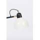 Lampe de Bureau Skala Zuiver Lampe de Table Tendance Luminaire en Métal Noir et Blanc 20x55x66cm