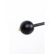 Lampe de Bureau Skala Zuiver Lampe de Table Tendance Luminaire en Métal Noir et Blanc 20x55x66cm