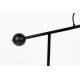 Lampe de Bureau Skala Zuiver Lampe de Table Tendance Luminaire en Métal Noir et Blanc 20x55x66cm
