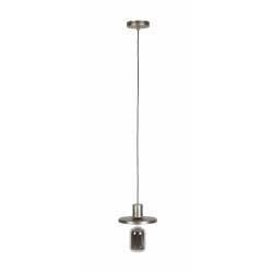 Suspension Skye Zuiver Luminaire Minimaliste Eclairage en Métal Argenté avec Finition Antique 9x20x20cm