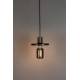 Suspension Skye Zuiver Luminaire Minimaliste Eclairage en Métal Argenté avec Finition Antique 9x20x20cm