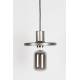 Suspension Skye Zuiver Luminaire Minimaliste Eclairage en Métal Argenté avec Finition Antique 9x20x20cm