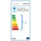 Lampe de Table Urban Charger Or Zuiver avec Gradateur et Port USB en Verre Couleur Opale Acide et Métal Laiton 12,5x12,5x25,5cm