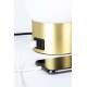 Lampe de Table Urban Charger Or Zuiver avec Gradateur et Port USB en Verre Couleur Opale Acide et Métal Laiton 12,5x12,5x25,5cm