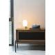 Lampe de Table Urban Charger Or Zuiver avec Gradateur et Port USB en Verre Couleur Opale Acide et Métal Laiton 12,5x12,5x25,5cm