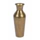 Vase Dunja Laiton Antique M Woody Décoration à Poser en Acier Couleur Laiton Antique 18x18x49cm