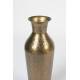 Vase Dunja Laiton Antique M Woody Décoration à Poser en Acier Couleur Laiton Antique 18x18x49cm