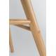 Lot de 2 Fauteuils de Table Résine Blanc et Bois Naturel Albert Kuip Zuiver Assise Chaise 55x59x81,5cm