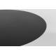 Table de Bistrot Ronde Snow Zuiver Table à Manger Minimaliste Table de Repas en Acier Noir 57x57x75cm