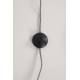 Lampadaire Buckle Noir Zuiver Eclairage avec Abat-Jour Inclinable en Métal Noir Finition Texturée 28x28x150cm