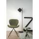 Lampadaire Buckle Noir Zuiver Eclairage avec Abat-Jour Inclinable en Métal Noir Finition Texturée 28x28x150cm