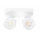 Spot Dice-2 DTW Blanc Zuiver Projecteur Réglable Eclairage en Métal Blanc 12x13,3x13,3cm