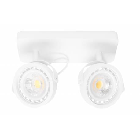 Spot Dice-2 DTW Blanc Zuiver Projecteur Réglable Eclairage en Métal Blanc 12x13,3x13,3cm