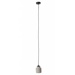 Suspension Left Concrete Zuiver Luminaire en Béton Couleur Naturelle Eclairage Minimaliste 11x11x150cm
