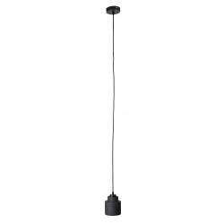 Suspension Left Zuiver Luminaire en Béton Noir Eclairage Minimaliste 11x11x150cm