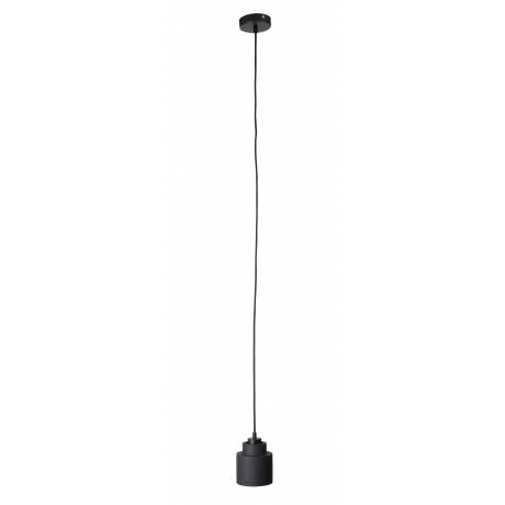 Suspension Left Zuiver Luminaire en Béton Noir Eclairage Minimaliste 11x11x150cm