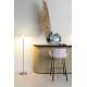 Lampadaire Float Zuiver Luminaire avec Variateur de Lumière en Métal Plaqué Bronze et Verre Trempé Fumé 30x30x132cm