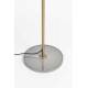 Lampadaire Float Zuiver Luminaire avec Variateur de Lumière en Métal Plaqué Bronze et Verre Trempé Fumé 30x30x132cm