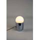 Lampe de Table Gio Chrome Zuiver Luminaire avec Variateur Tactile Eclairage en Métal Chromé 9x9x17,5cm