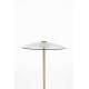 Lampadaire Float Zuiver Luminaire avec Variateur de Lumière en Métal Plaqué Bronze et Verre Trempé Fumé 30x30x132cm