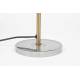 Lampadaire Float Zuiver Luminaire avec Variateur de Lumière en Métal Plaqué Bronze et Verre Trempé Fumé 30x30x132cm