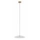 Suspension 50 Float Zuiver Luminaire avec Variateur de Lumière en Métal Plaqué Bronze et Verre Trempé Fumé 50x50x165cm