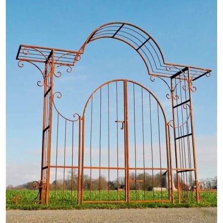 Vente en ligne d'arches d'entrée de jardin en fer forgé