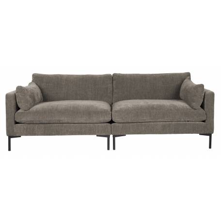 Canapé Summer Café Zuiver Banquette 3 Places Assise de Salon en Tissu 82x101x230cm