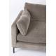 Canapé Summer Café Zuiver Banquette 3 Places Assise de Salon en Tissu 82x101x230cm