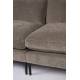 Canapé Summer Café Zuiver Banquette 4,5 Places Assise de Salon en Tissu 82x101x335cm