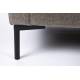 Canapé Summer Café Zuiver Banquette 4,5 Places Assise de Salon en Tissu 82x101x335cm