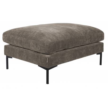 Pouf Summer Café Zuiver Repose-Pieds Assise d'Appoint en Tissu 53x80x102cm