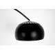 Lampadaire Bow Métal Noir Zuiver Lampe de Sol Luminaire Eclairage d'Ambiance 39x158x205cm