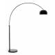 Lampadaire Bow Métal Noir Zuiver Lampe de Sol Luminaire Eclairage d'Ambiance 39x158x205cm
