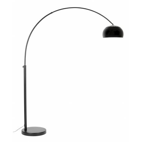 Lampadaire Bow Métal Noir Zuiver Lampe de Sol Luminaire Eclairage d'Ambiance 39x158x205cm