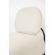 Fauteuil Polly Teddy Ecru Woody Sofa Assise Lounge Scandinave Tissu en laine Bouclée 66x71,5x77cm