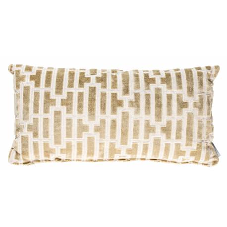 Coussin Décoratif Scape Naturel et Champagne Zuiver Décoration de Canapé Fauteuil en Tissu 60x30cm