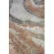 Tapis Solar Rond Gris et Terracotta Zuiver Carpette de Salon en Tissu 2 Tailles