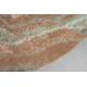 Tapis Solar Rond Gris et Terracotta Zuiver Carpette de Salon en Tissu 2 Tailles