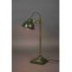 Lampe de Bureau Todd Vert Dutchbone Eclairage Luminaire en Métal Vert et Couleur Laitonnée 18x34x63cm