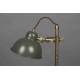 Lampe de Bureau Todd Vert Dutchbone Eclairage Luminaire en Métal Vert et Couleur Laitonnée 18x34x63cm
