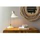 Lampe de Bureau Gaia Ivoire Dutchbone Eclairage Luminaire en Métal Couleur Ivoire et Laitonnée 15x34x45cm