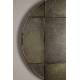 Miroir Mado M Dutchbone Décoration Glace Murale Ronde en Verre Finition Antique et Métal Noir 3,8x64x64cm