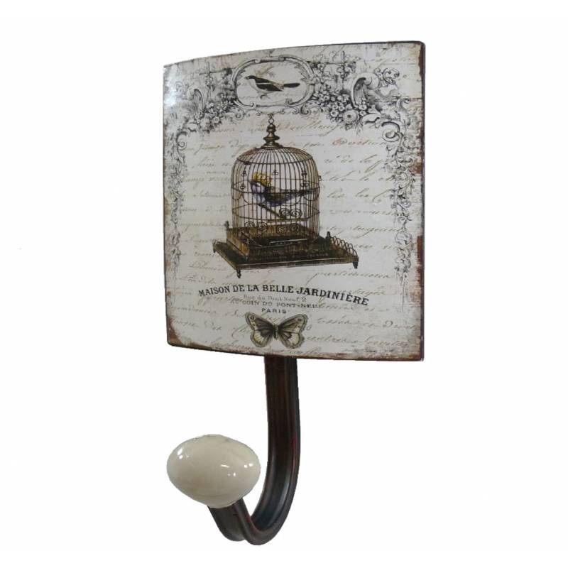 Crochets muraux en fer Support de lanterne en métal Crochet de manteau  décoratif pour lanterne suspendue, mangeoires à oiseaux
