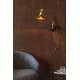 Lampe Murale Penelope Noir Dutchbone Eclairage en Métal Couleur Laitonnée et Noire 19x19x60cm