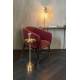 Lampe Murale Aden Brass Dutchbone Eclairage en Métal Couleur Laitonnée 18x20x28cm
